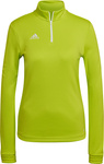 Bluza damska adidas Entrada 22 Top Training limonkowa HC5052