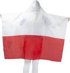 Flaga Kibica Polska Biało-czerwona 150x90 cm