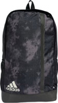 Plecak sportowy szkolny miejski adidas Linear Graphic czarno-szary IS3783