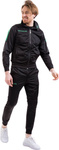 Dres treningowy piłkarski komplet bluza spodnie Givova Tuta Revolution czarno-zielony TR033 1013