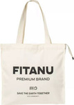 Torba zakupowa bawełniana Fitanu Eco Bag wymiary 36 x 36 cm