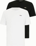Koszulka męska Fila Brod 2pak biała, czarna FAM0083 83072