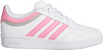 Buty dziecięce adidas Hoops 4.0 biało-różowe JI0900