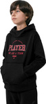 Bluza dla chłopca 4F czarna HJZ22 JBLM006 20S