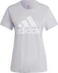 Koszulka damska adidas Loungwear Essentials Logo Tee fioletowa IC0633