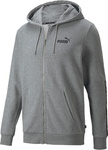 Bluza męska Puma ESS Tape Full-Zip Hoodie TR szara 848768 03