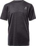 Dziecięca koszulka z krótkim rękawem Huari Monteros Junior black bean/silver rozmiar 164