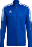 Bluza męska adidas Tiro 21 Track niebieska GM7320