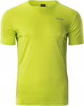 Męska koszulka z krótkim rękawem treningowa Hi-tec Sibic zielona rozmiar XXS