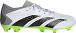 Buty piłkarskie adidas Predator Accuracy.3 L FG biało-szare GZ0014