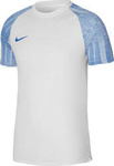 Koszulka męska Nike Dri-FIT Academy JSY SS biało-niebieska DH8031 102