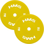 Zestaw talerzy olimpijskich obciążenie PE HMS 2 x 1.5 KG