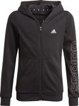 Bluza dla dzieci adidas Essentials Full-Zip Hoodie HD czarna GN4050