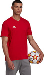 Koszulka męska adidas Entrada 22 Tee czerwona HC0451