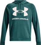 Bluza męska Under Armour Rival Fleece Big Logo HD zielona 1357093 722