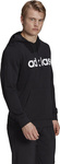 Bluza męska adidas Essentials French Terry Linear Logo Hoodie czarna GK9064