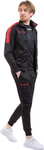 Dres treningowy piłkarski komplet bluza spodnie Givova Tuta Revolution czarno-czerwony TR033 1012