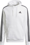 Bluza męska adidas Essentials Fleece 3-Stripes Hoodie biała GU2522