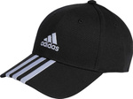 Czapka z daszkiem adidas Baseball 3-Stripes Cotton Twill Baseball czarna IB3242