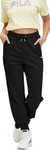 Spodnie damskie dresowe joggery Fila Buetzow czarne FAW0701 80010