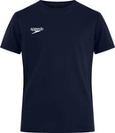Damska koszulka z krótkim rękawem T-shirt Speedo Club Plain Tee Af granatowa rozmiar S