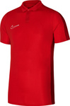 Koszulka treningowa męska Nike DF Academy 23 SS Polo czerwona DR1346 657
