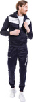 Dres treningowy piłkarski komplet bluza spodnie Givova Tuta Visa Triacetato granatowo-biały TR018 0403