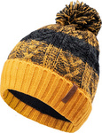 Dziecięca czapka zimowa Elbrus Lewis TB żółto-szara
