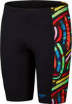 Dziecięce kąpielówki Speedo DIGI ALOV PANL JAMMER JM black/volcanic orange/fluo green/bright yellow/lapis rozmiar 5-6