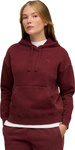 Bluza damska z kapturem kangurka Puma ESS Elevated Relaxed Wash Hoodie bordowa 688103 96