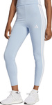 Legginsy damskie adidas Essentials 3-Stripes Cotton błękitne JE0070