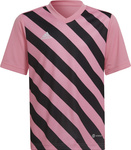 Koszulka dla dzieci adidas Entrada 22 Graphic Jersey różowo-czarna HC2632