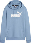 Bluza damska Puma ESS Logo Hoodie niebieska 586797 20