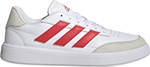 Buty męskie adidas Courtblock biało-czerwone JP5342