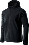 Męska kurtka przejściowa softshell Hi-Tec Neti II membrana 8000mm czarna rozmiar XXL