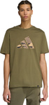 Koszulka męska adidas Camo Logo Graphic khaki KA7131