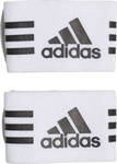 Opaska do ochraniaczy piłkarskich Adidas Ankle Strap biało-czarne 604433 zestaw 2 szt