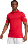 Koszulka męska adidas Squadra 25 Polo czerwona JY3418