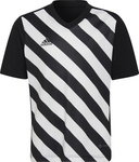 Koszulka dla dzieci adidas Entrada 22 Graphic Jersey czarno-biała HF0123