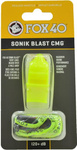 Gwizdek Fox 40 Sonik Blast CMG żółty neon ze sznurkiem 9203-1308