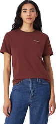 Koszulka damska Champion SS Tee brązowa 117535 MS524