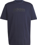 Koszulka męska adidas All SZN Graphic Tee granatowa IC9812