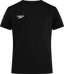 Damska koszulka z krótkim rękawem T-shirt Speedo Club Plain Tee Af czarna rozmiar S
