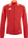 Bluza dla dzieci adidas Tiro 24 Competition Training czerwono-pomarańczowa IR5500