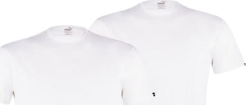 Koszulka męska Puma Basic 2p Crew Tee biała 935016 02
