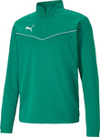 Bluza męska Puma teamRISE 1 4 Zip Top Pepper Gre zielona 657394 05