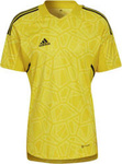 Koszulka męska adidas Condivo 22 Goalkeeper Jersey Short Sleeve żółta HF0138