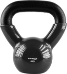 Kettlebell żeliwny pokryty winylem HMS KNV04 czarny 4 KG