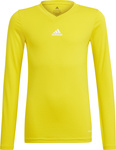 Koszulka termoaktywna dla dzieci adidas Team Base Tee żółta GN7514