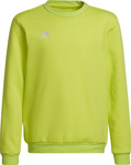 Bluza dla dzieci adidas Entrada 22 Sweat Top limonkowa HC5043